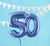 Image of 50th Birthday Balloons and Buntings