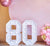 Image of 80th Birthday Display and Balloons