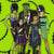 Image of 3 adults and 2 kids wearing different Frankenstein costumes and accessories.