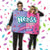 Image of a man and woman wearing a funny Nerds couples costume.