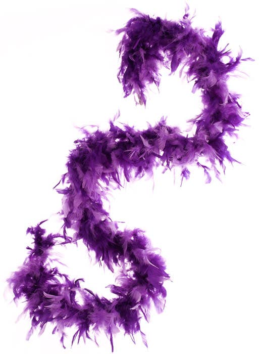 Two Tone Feather Costume Boa - Alternate Image