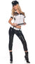 Women's Sexy Cuff Me Cutie Police Officer Costume Front Image