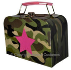 Camouflage Army Handbag Costume Accessory