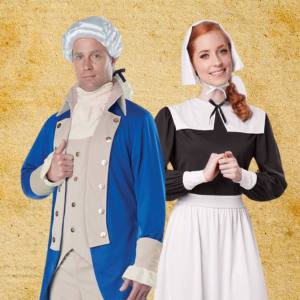 Image of people in 1700s and 1800s costumes