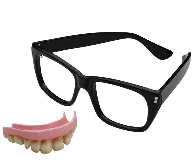 Austin Powers Glasses and Teeth Costume Accessory Set - Main Image
