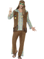 Men's Groovy 60's Hippie Costume -Main Image