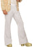 Main image of Disco Mens White Flared 1970s Costume Pants