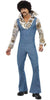 Groovy 70's Blue Denim Style Mens Disco Costume - Main Image