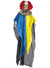 Image of Life Size Hanging Scary Clown Halloween Decoration with Lights