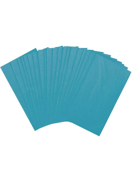 Image of Turquoise Blue Rectangle 20 Pack Paper Napkins