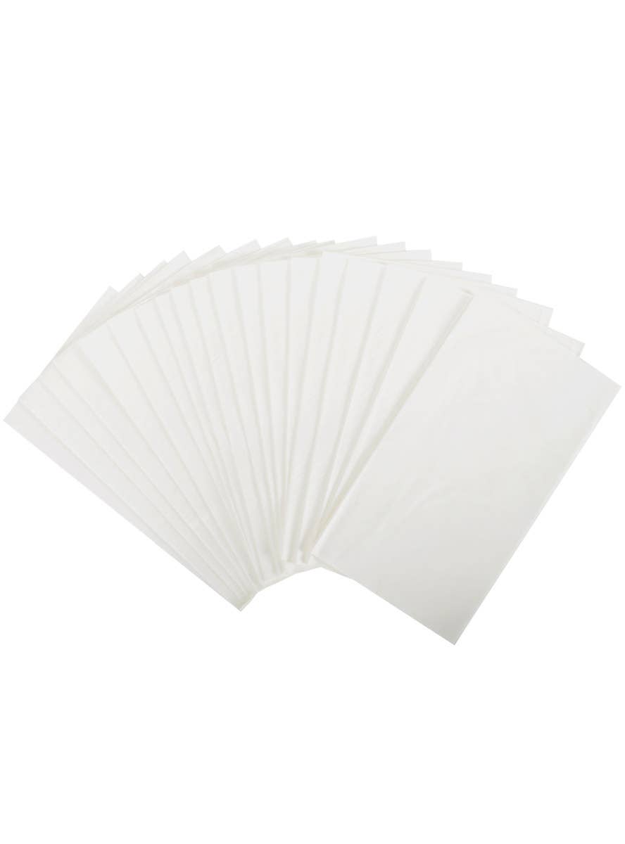 Image of White Rectangle 20 Pack Paper Napkins