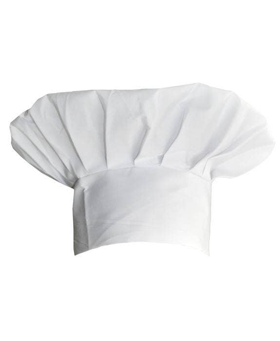 Puffy White Chef Costume Hat