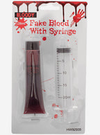 image of Syringe And 28ml Fake Blood Halloween Set