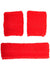 Image of Sporty Red Wrist and Head Sweatbands Set