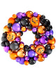 Image of Bright Halloween Bauble Door Wreath Decoration