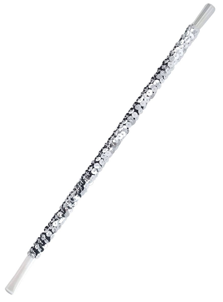 Image of Flashy Silver Sequin 1920's Cigarette Holder Costume Accessory