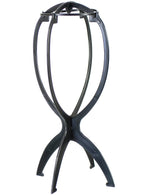 Image of Collapsible Black 36cm Tall Wig Stand