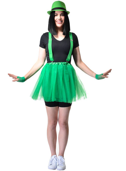 Image of Dark Green 40cm Women's Costume Tutu - Full View