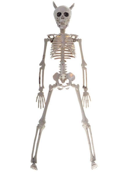 Image of Hanging 40cm Devil Skeleton Halloween Decoration