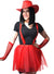 Image of Vivid Red 40cm Women's Costume Tutu - Close Image