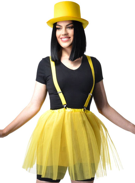 Image of Sunny Yellow 40cm Women's Costume Tutu - Close View