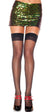 Sheer Black Thigh High Women's Stockings