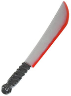 Image of Skull Handle Bloody Toy Knife Costume Weapon