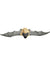 Image of Hanging Black Furry Bat Halloween Decoration - Main Image