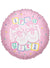 Image of Pale Pink It's a Girl Baby Shower 46cm Foil Balloon