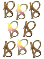 Image of Gold Iridescent 18th Birthday 8g Pack Confetti