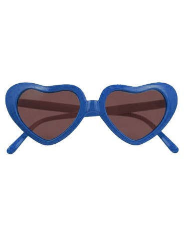 Jumbo Blue Heart Shaped Costume Glasses