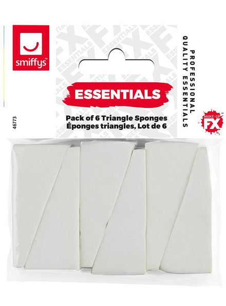 Image of 6 Pack of Triangle Makeup Sponges