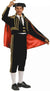 Deluxe Black and Red Spanish Bullfighter Men's Matador Costume - Main Image