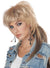 Women's Retro Blonde 1980's Mullet Costume Accessory Wig 