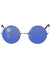 Image of Round Blue Tint John Lennon 1970's Costume Glasses - Main Image