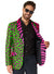 Main image ofParty Animal Plus Size Mens 1980s Neon Costume Jacket