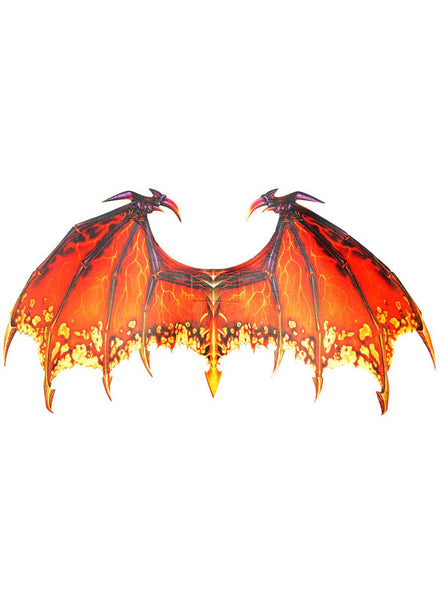 Image of Large 90cm Fire and Brimstone Dragon Costume Wings