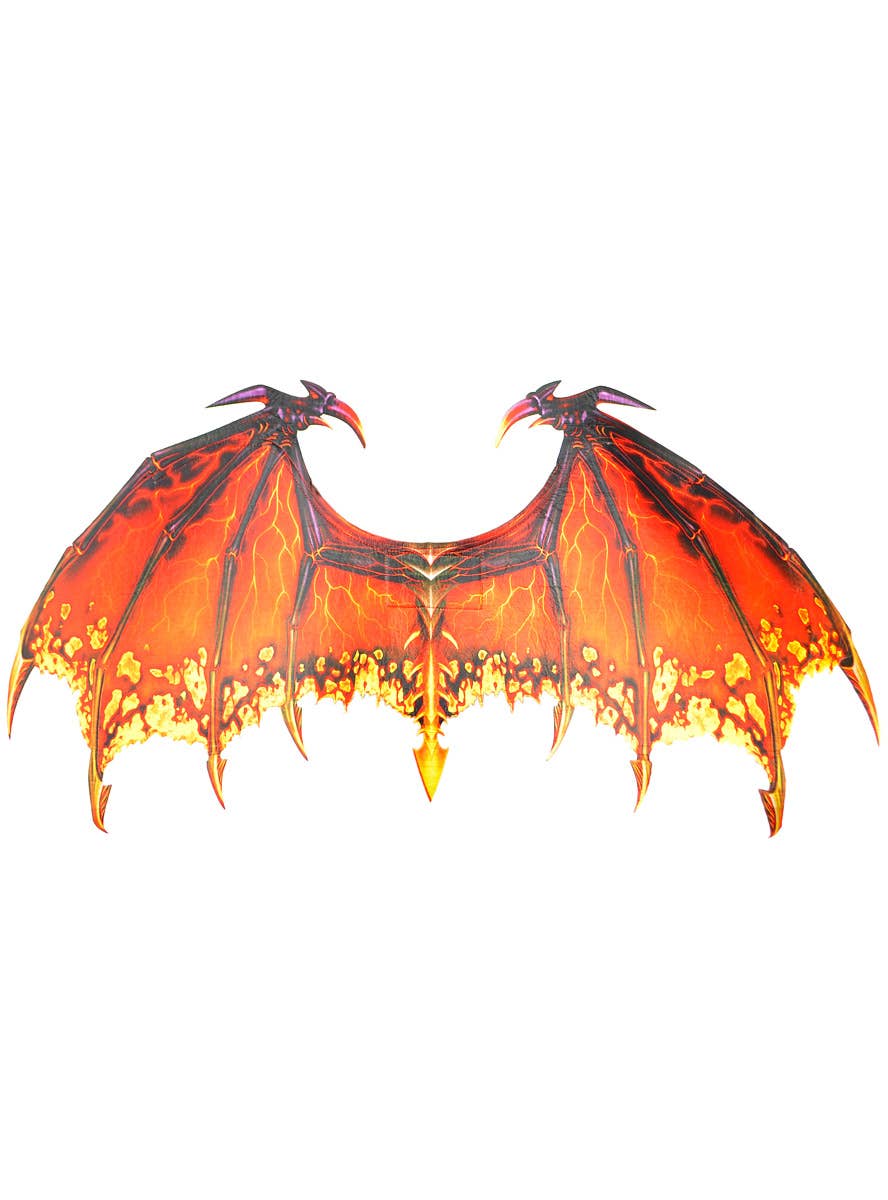 Large 90cm Fire and Brimstone Dragon Costume Wings