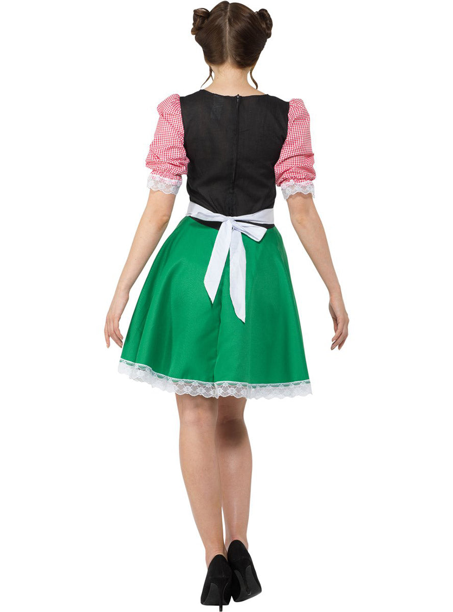 Back image of Alpine Hostess Plus Size Womens German Oktoberfest Costume