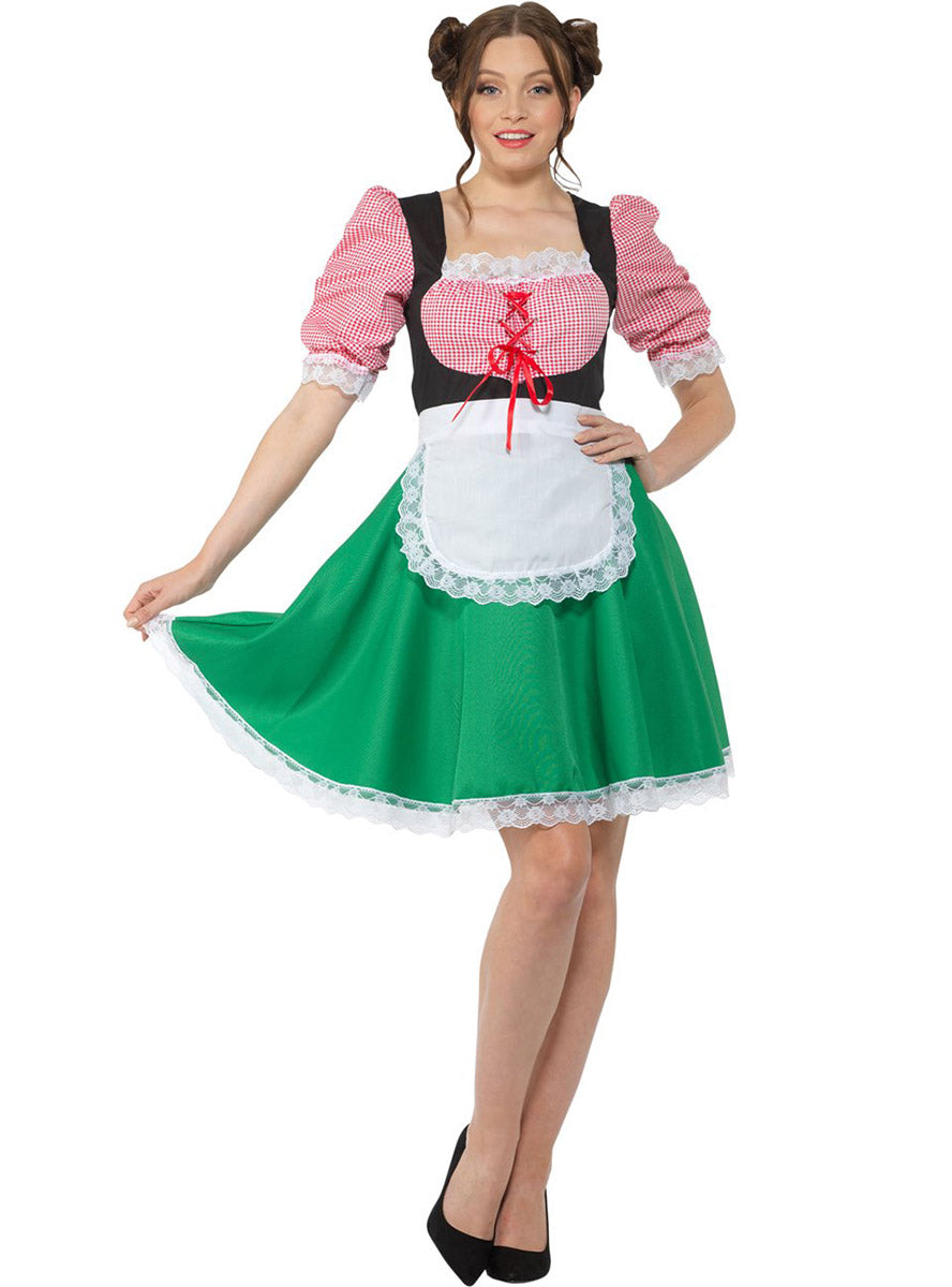 Main image of Alpine Hostess Plus Size Womens German Oktoberfest Costume