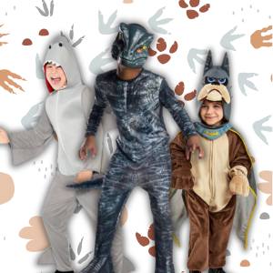 Image of boys in animal costumes