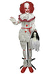 Main image of Animated 170cm Standing Evil Clown Halloween Decoration