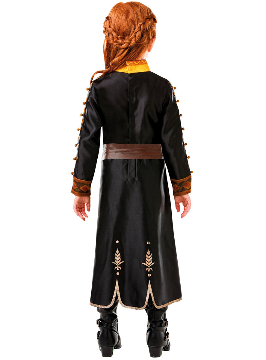 Back Image of Frozen 2 Anna Girls Premium Edition Disney Costume