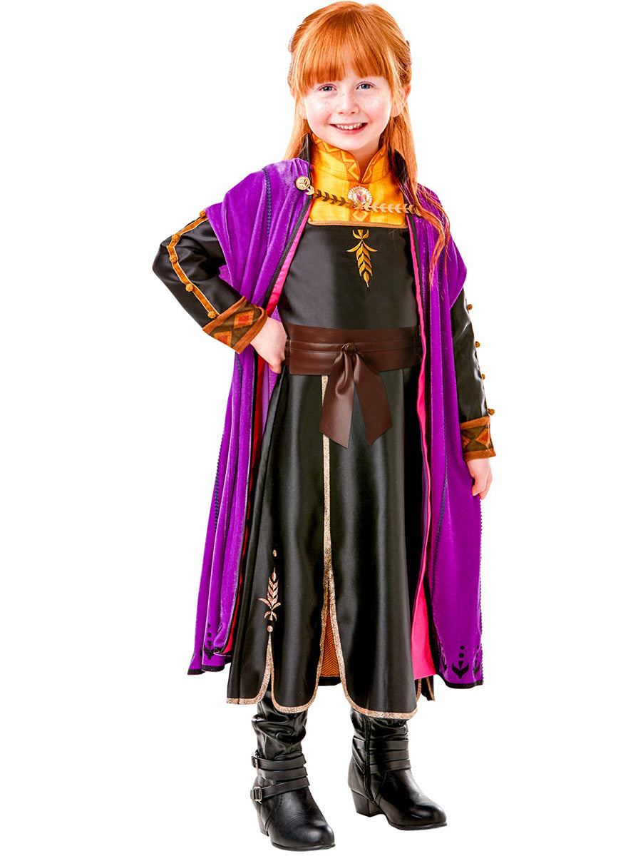 Image of Frozen 2 Anna Girls Premium Edition Disney Costume