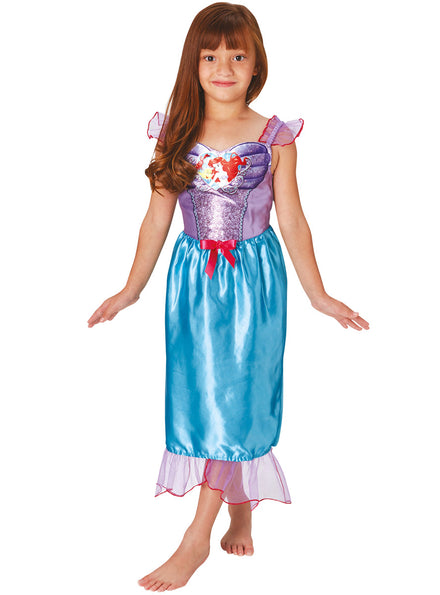 Main image of Sequined Ariel The Little Mermaid Girls Disney Costume