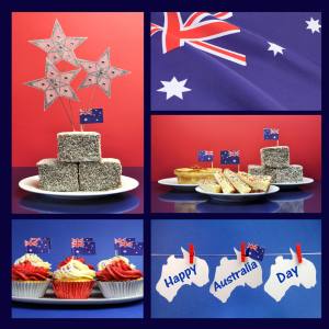 Image of Australia Day party supplies