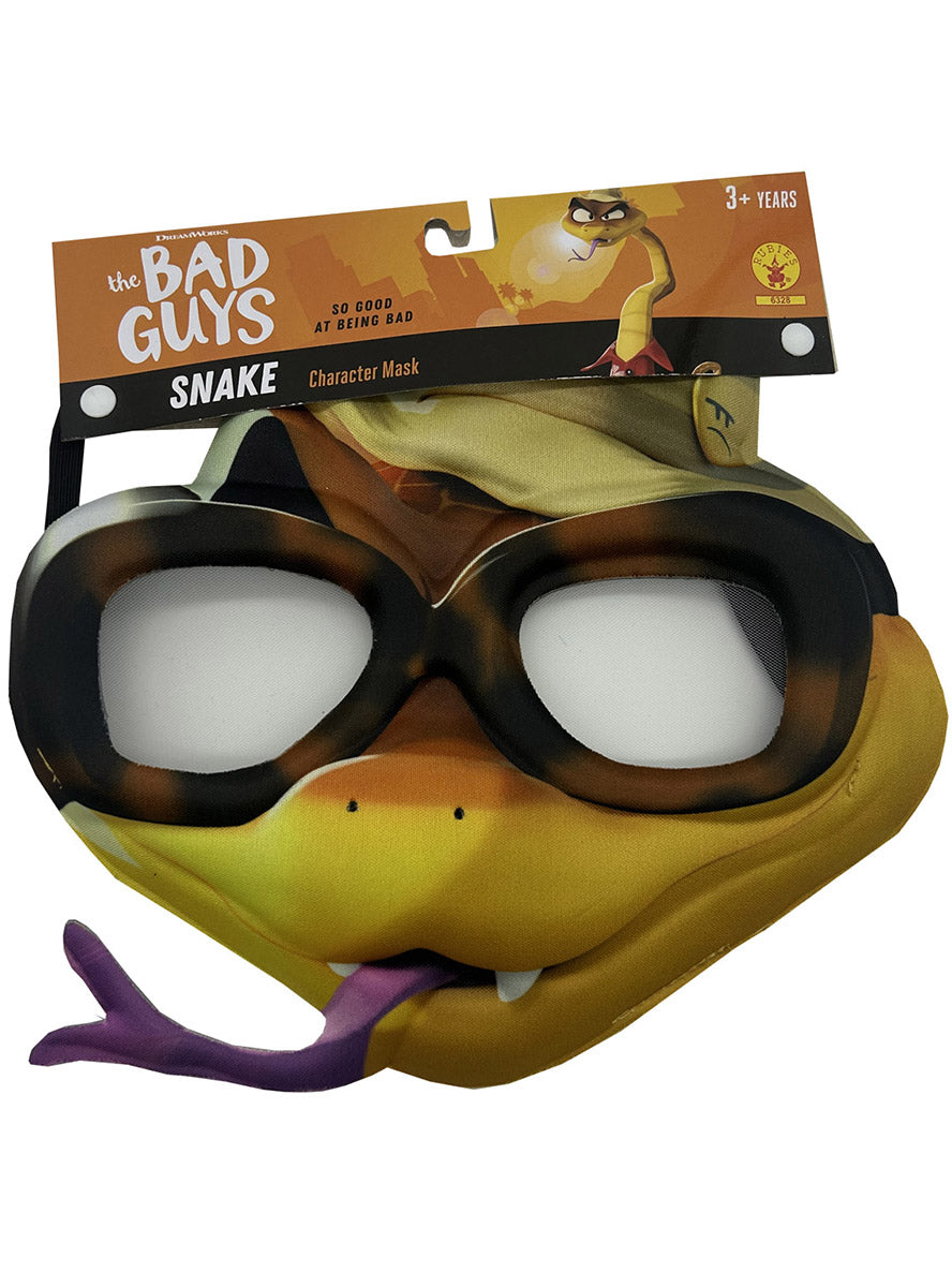 Mr Snake Boys The Bad Guys Costume Mask - Alternative Image