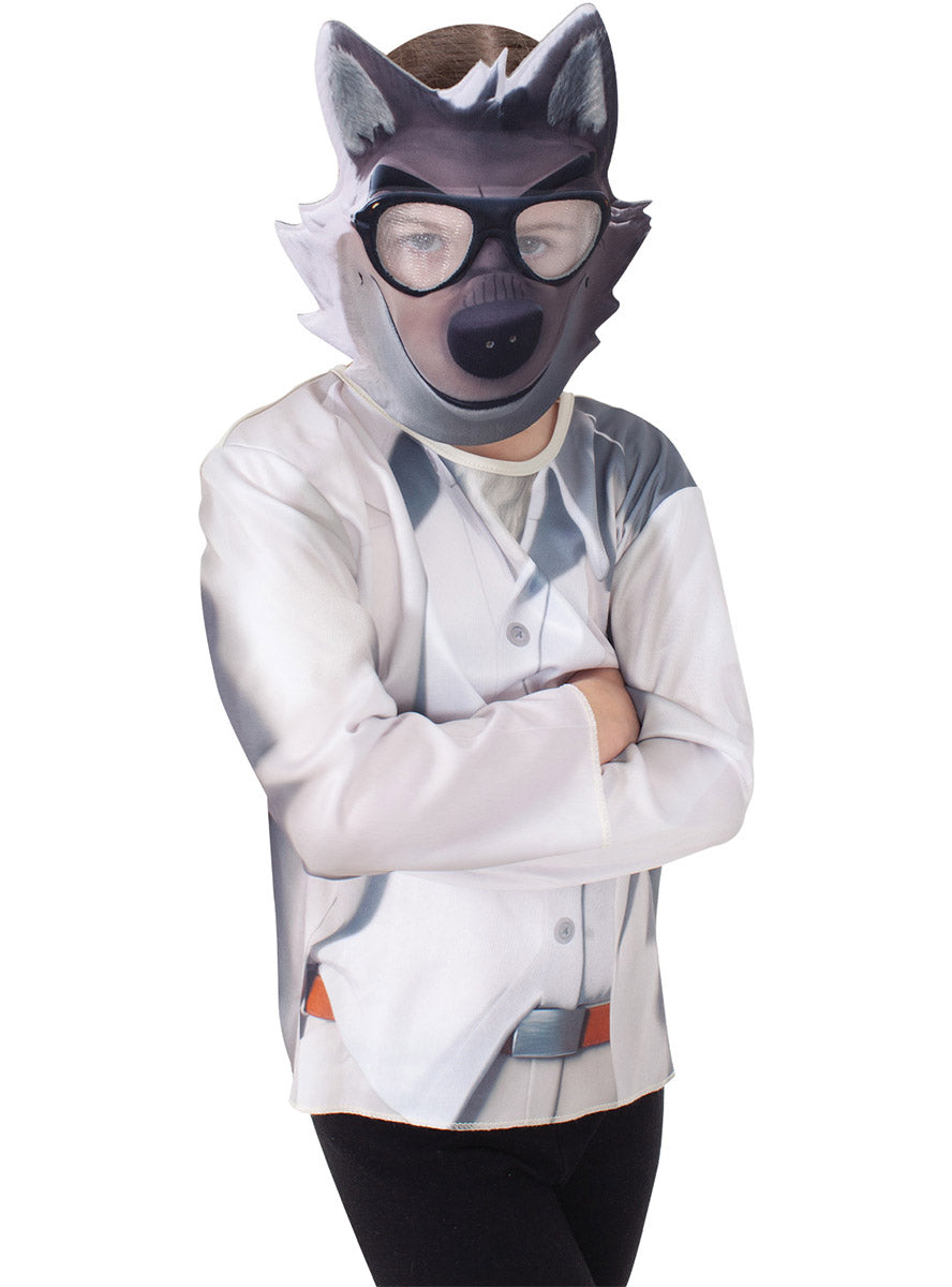 Main Image of Mr Wolf Boys Bad Guys Costume Shirt And Mask Set