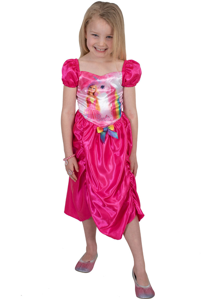 Alternative image of Barbie Girls Pink costume Dress And Jewellery Set