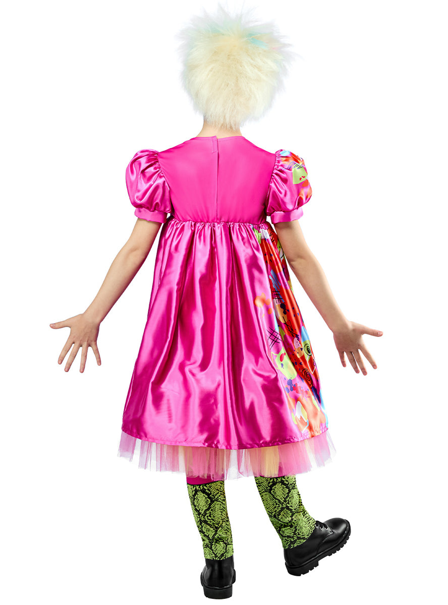 Weird Barbie Girls Pink Barbie Movie Character Costume - Back Image